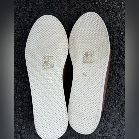 Journee Collection Lucie Loafer Flats in Brown Leather with Perforated Detail - Picture 4 of 6